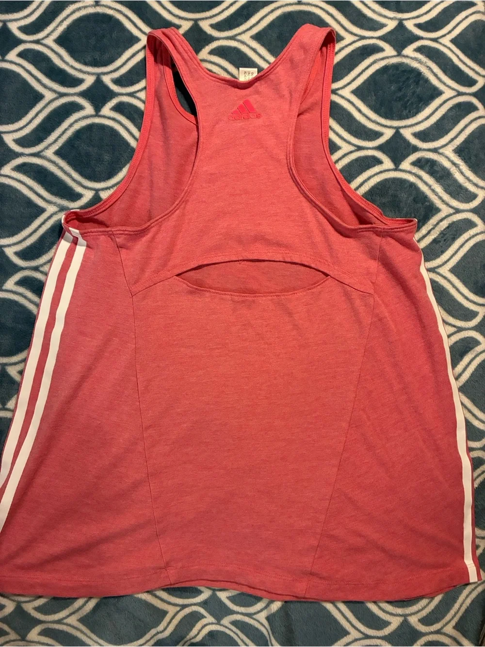 Nike Blue Dri-FIT Tank Top and Pink Adidas Athletic Shirt